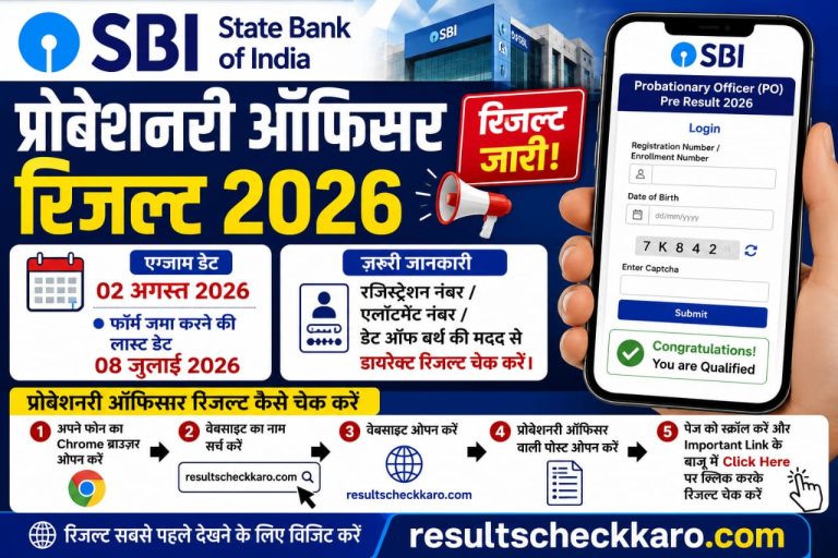 Probationary Officer Result 2026 – PO Result Kaise Check Karein
