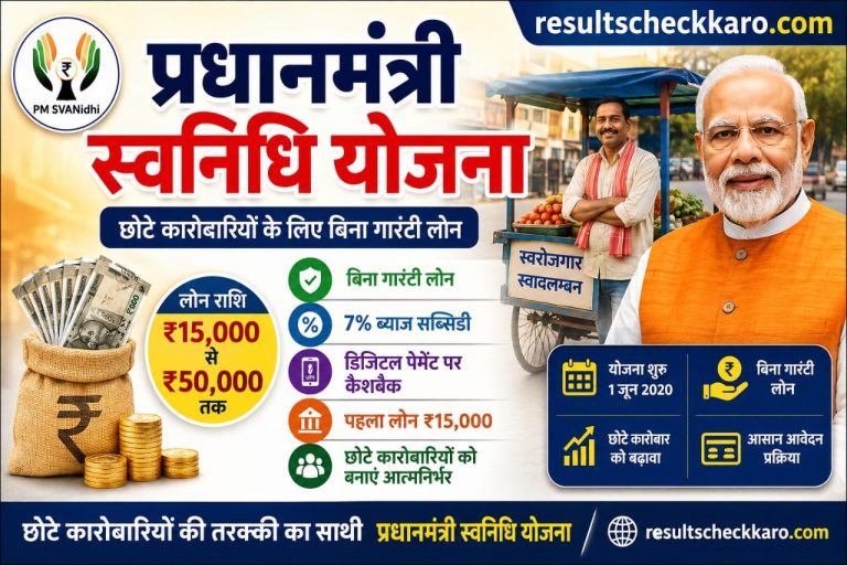 Pradhanmantri Svanidhi Yojana 2026: Bina Guarantee Loan, ₹50,000 Tak Loan Aur Cashback